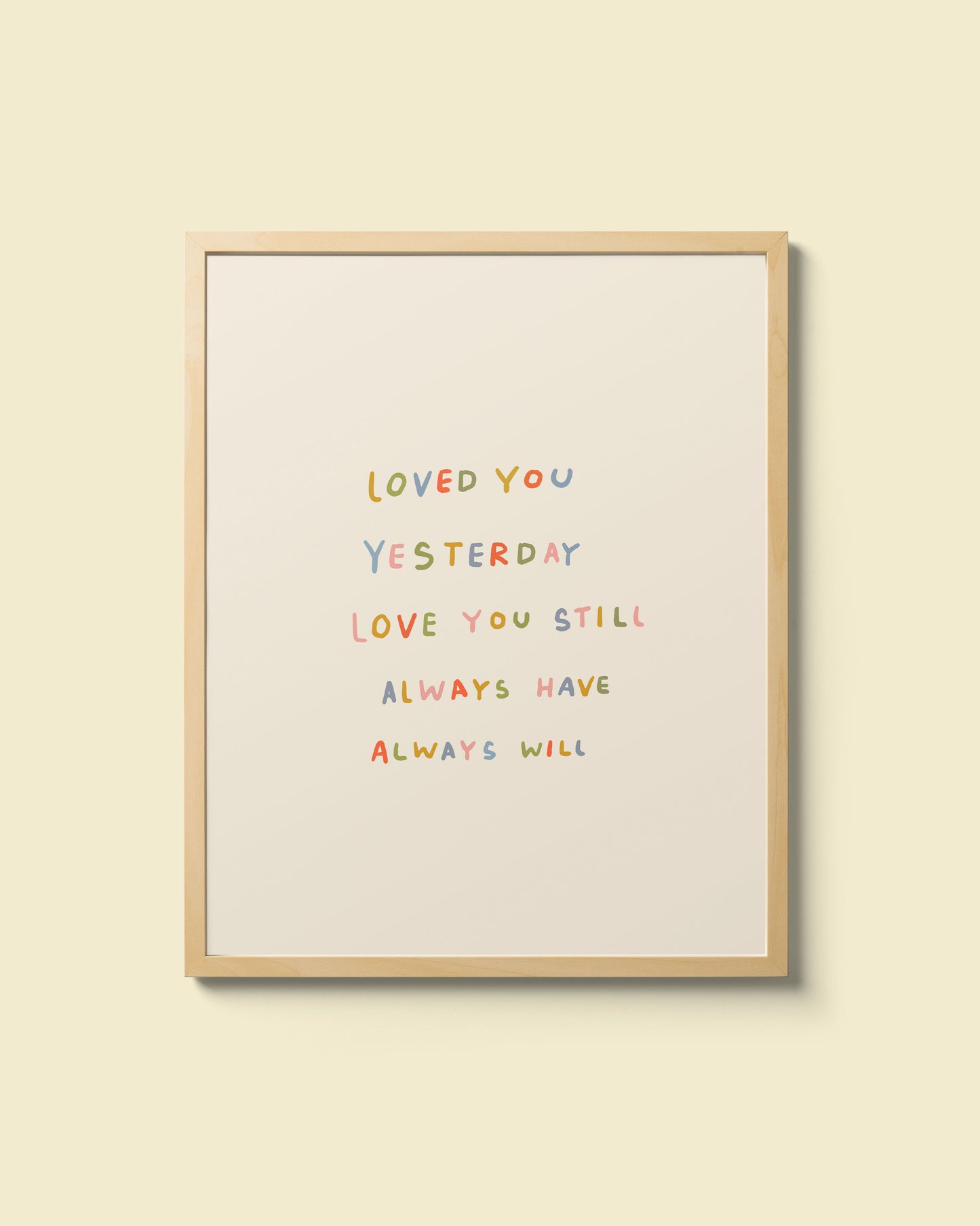 "Love You Still" Giclee Print