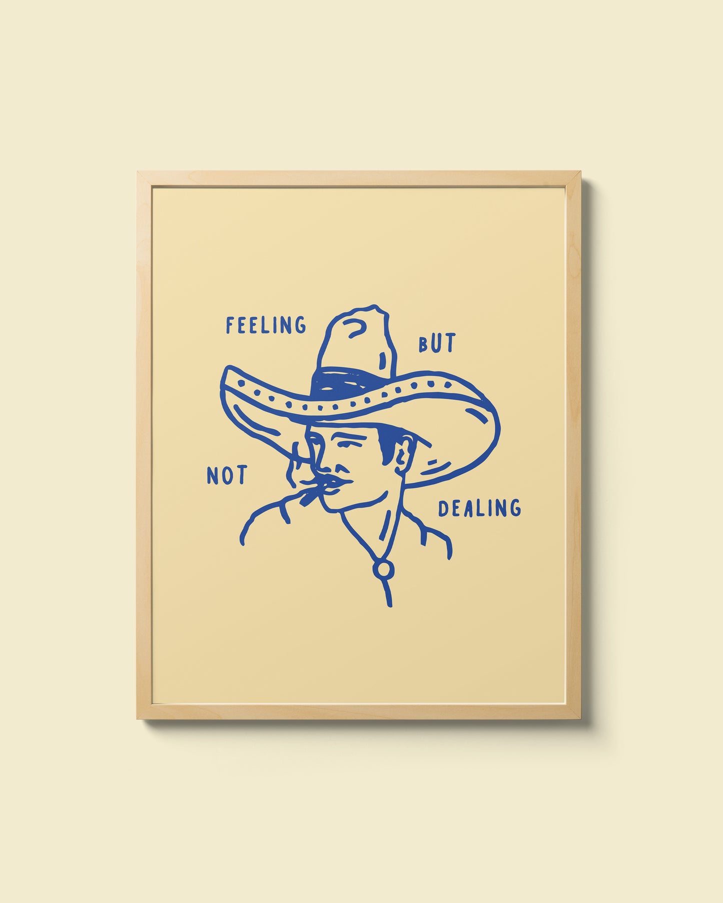 "Feeling But Not Dealing" Giclee Print