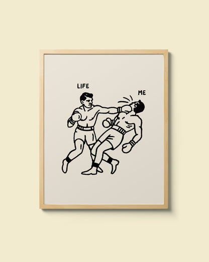 "Life vs Me" Giclee Print