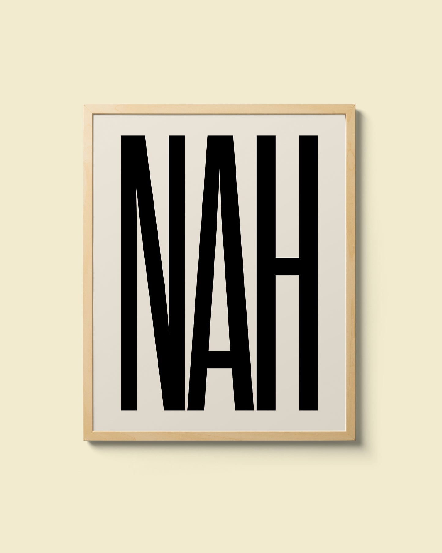 "Nah" Giclee Print