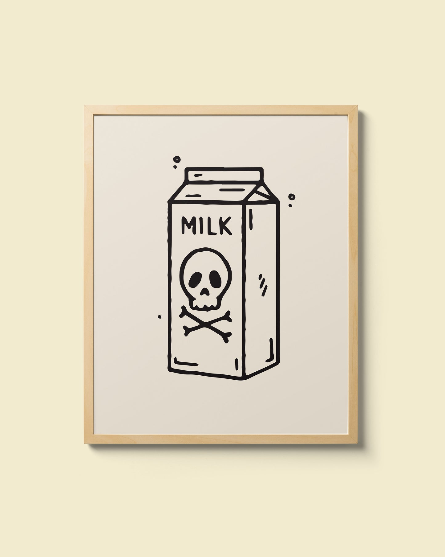 "Death Before Milk" Giclee Print