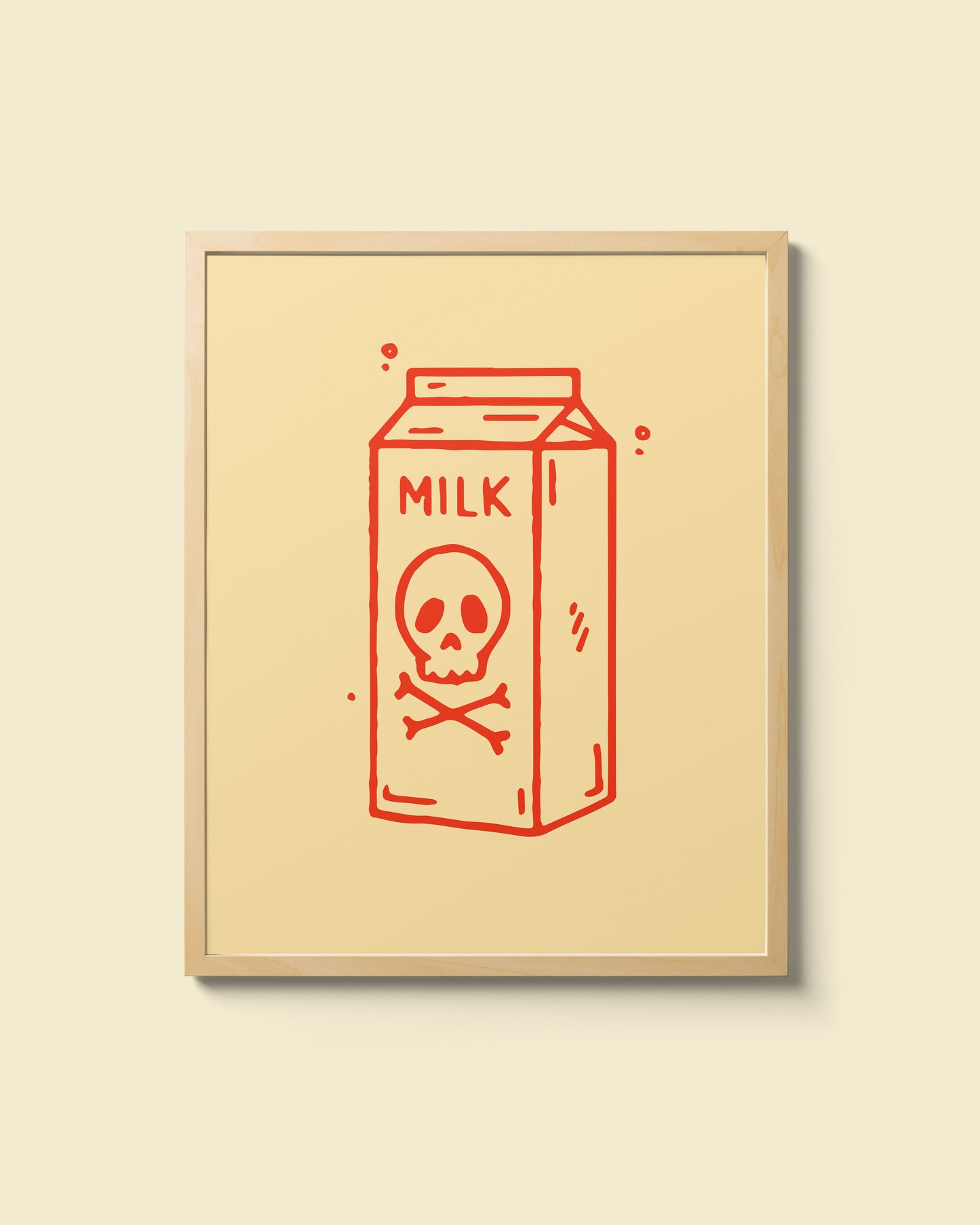 "Death Before Milk" Giclee Print