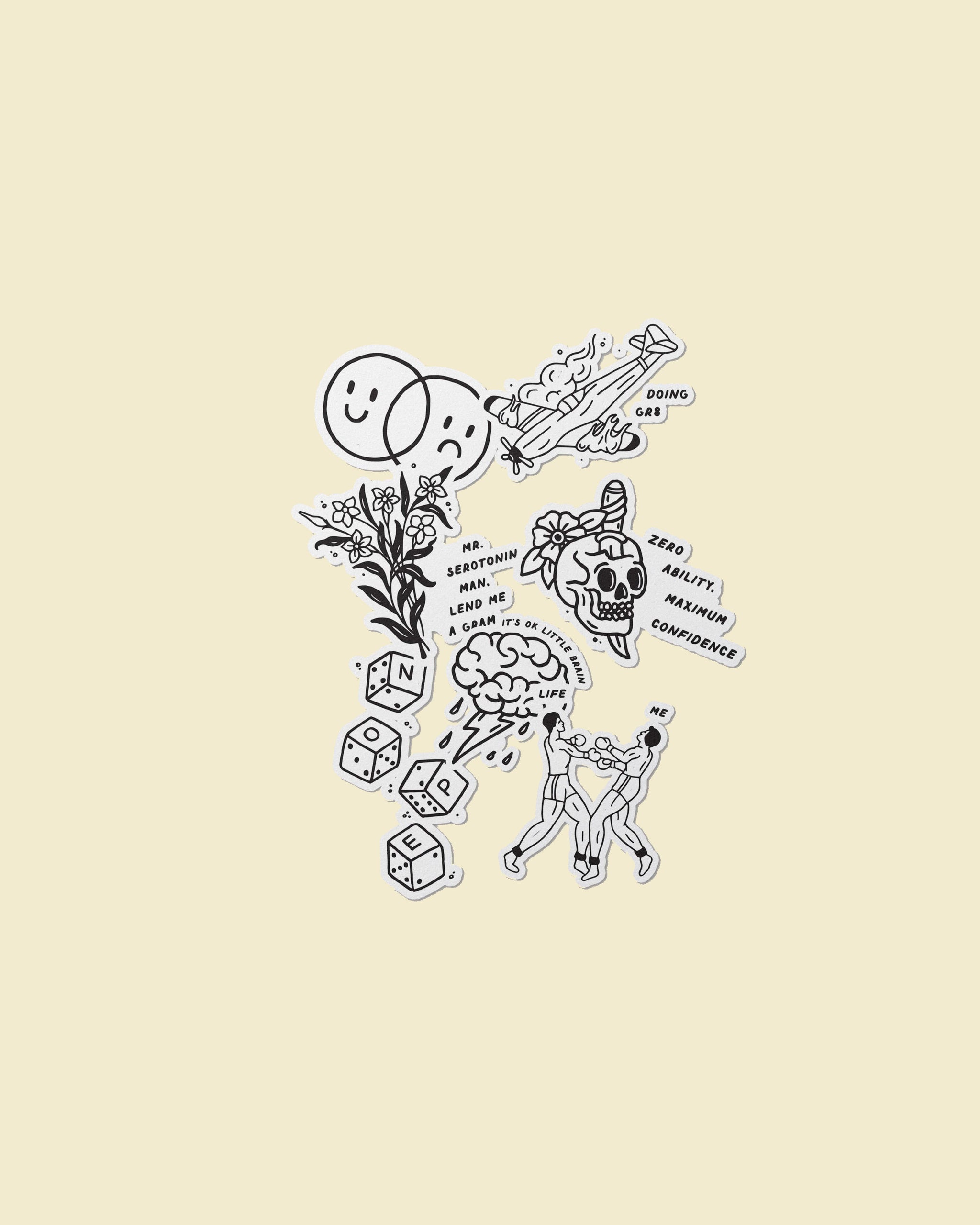 Original Collection Sticker Pack – Pretty Salty Co.