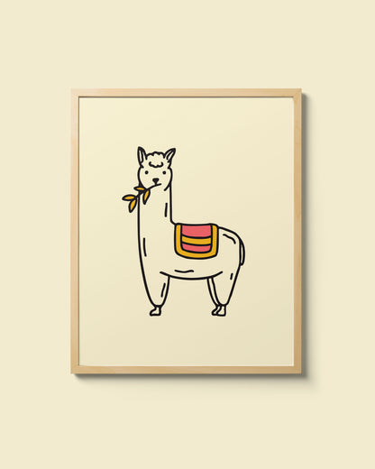 "Alpaca" Giclee Print